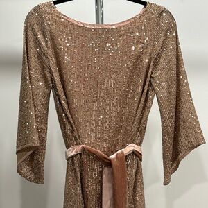 Anthropologie Sequin Mini Dress | sz XS